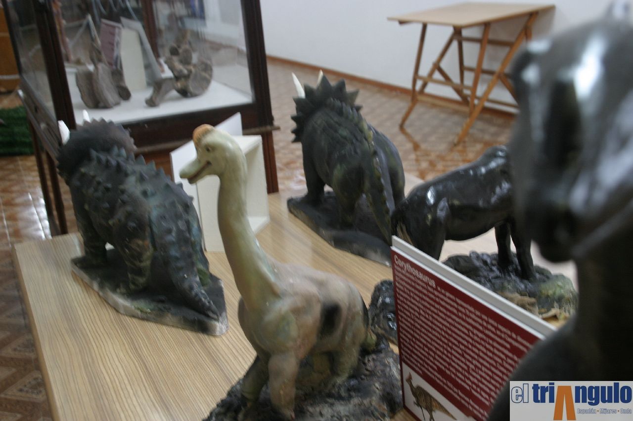 El triángulo » “Sombras de la prehistoria”, exposición del Museo del Carmen  de Onda sobre los dinosaurios